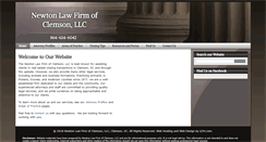 Desktop Screenshot of newtonlawclemson.com